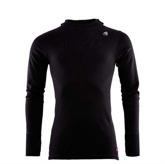 Aclima Warmwool Hoodsweater Mens  Jet Black