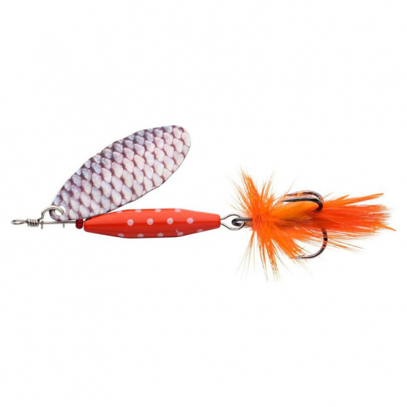 Abu Garcia 7g Reflex Red Spinner   Holo Roach