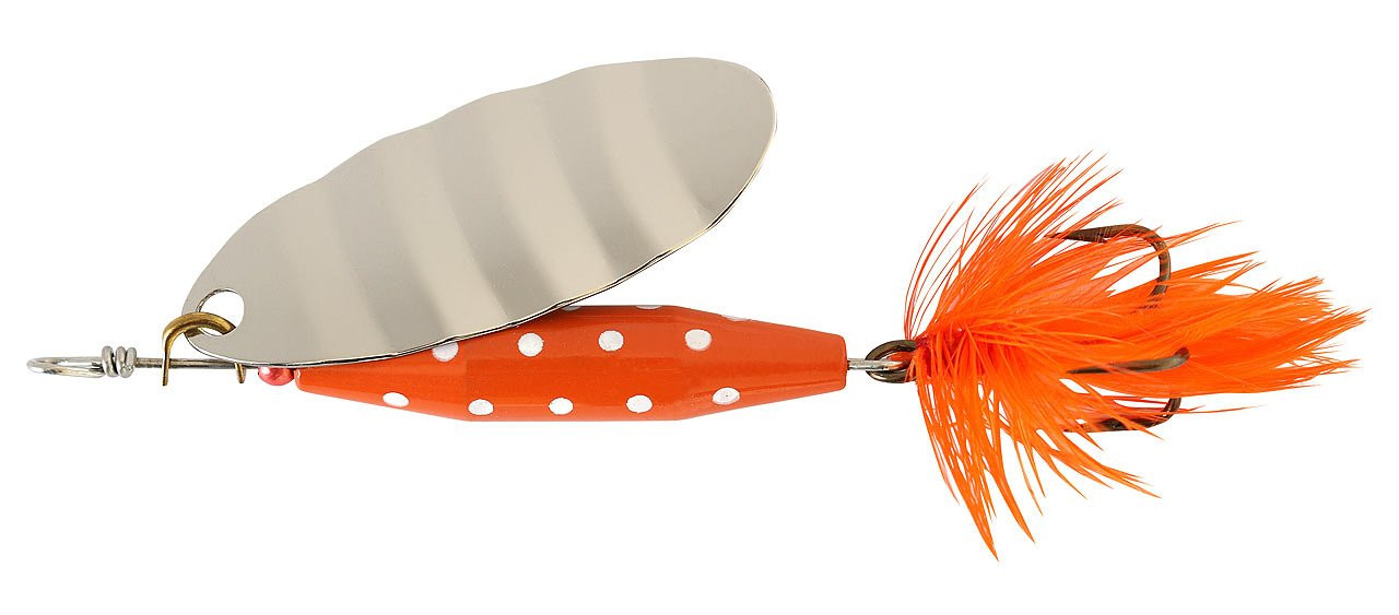 Abu Garcia Reflex Rød Spinner Sølv 12g - Fiskegrej Tilbud!