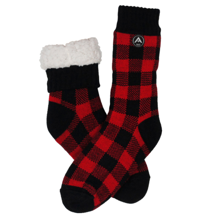 Avignon Heat Max Strømper Rutig Röd 39-46