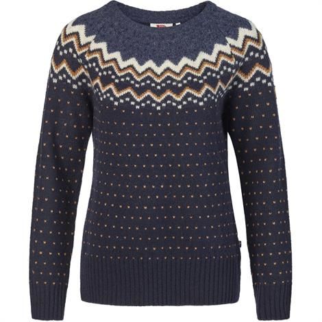 Fjällräven Øvik Striktrøje til kvinder - Mørk Navy tilbud