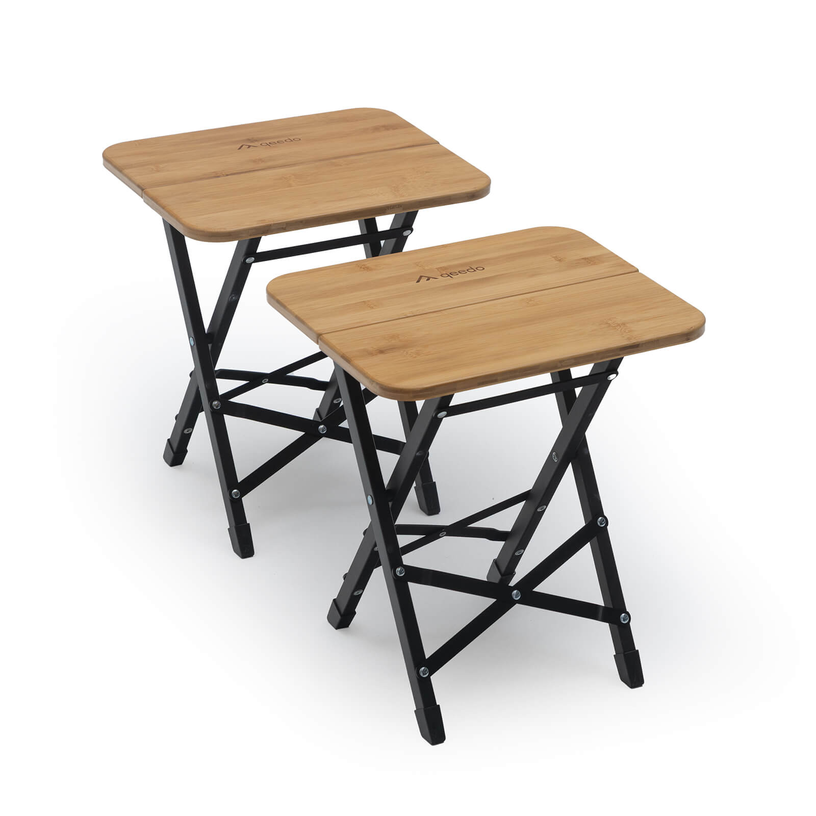 Qeedo Gerry Skammel i Massivt Træ - Perfekt til Camping!