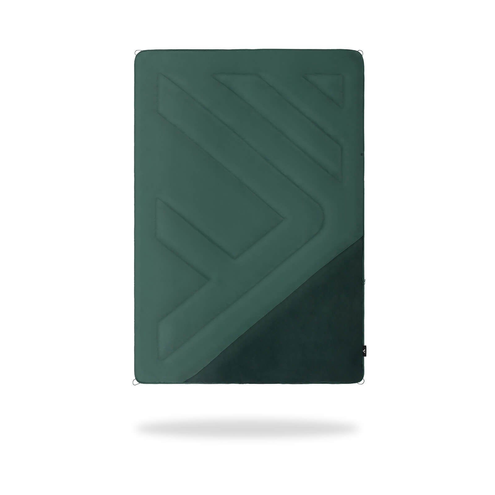 Qeedo Teddy Fleecetæppe   Pinegreen