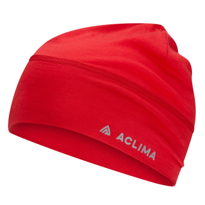 Aclima Lightwool Beanie-barbados Cherry Hue