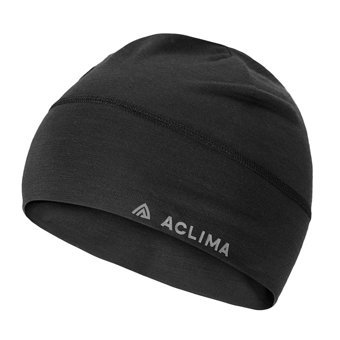 Aclima Lightwool Beanie-jet Black Hue