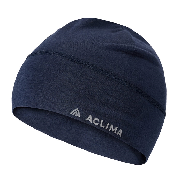 Aclima Lightwool Beanie-navy Blazer Hue