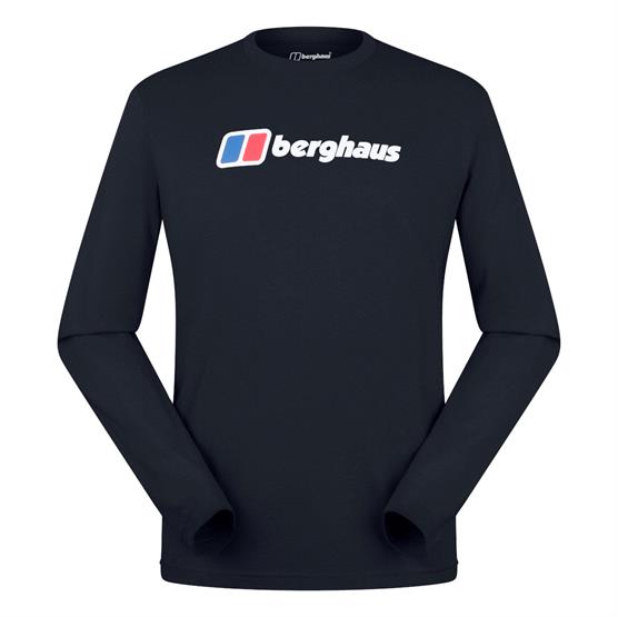 Berghaus Mens Big Logo   Tee  Black   Black