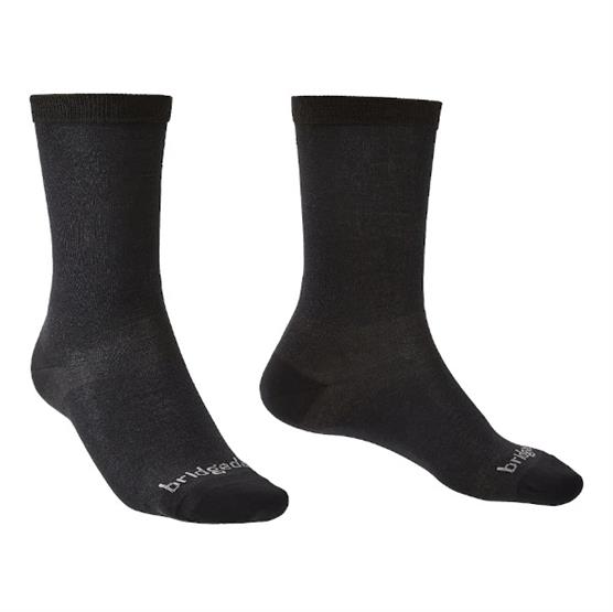 Bridgedale Coolmax Liner Boot Mens  -pack  Black