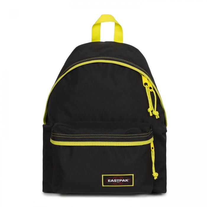 Eastpak Padded Pak Rygsæk 24L - Sort med Gul Kontrast