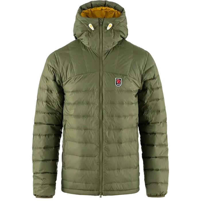 Fjällräven Expedition Pack Down Hoodie Herre   Mænd-grøn   Gul Gul-  Jakker