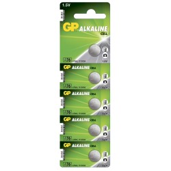 Alkaline   5v A76 Lr44 V13ga Knapcelle Batteri   Stk