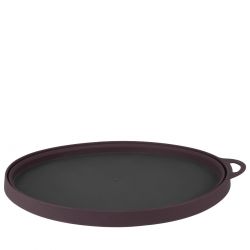 Lifeventure Silicone Ellipse Flexi-plate  Purple Tallerken