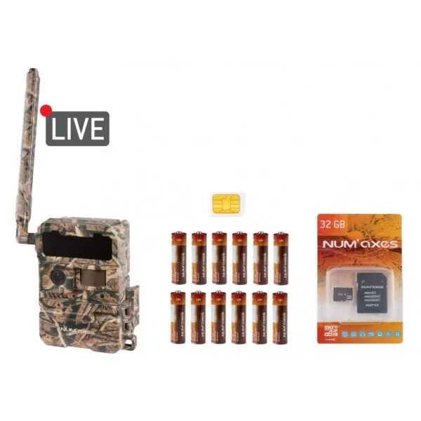 Vildtkamera 4g   Live Visning Pie1067 Alt- -  Pakke