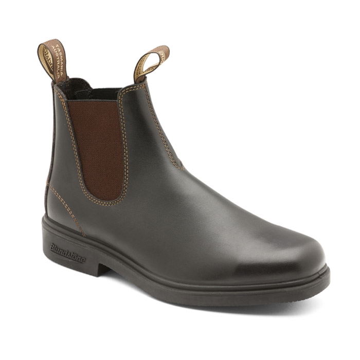 Blundstone Dress 062 Chiseled Toe Boot  Stout Brown-44     10 Vandrestøvler