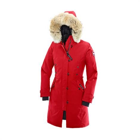 Canada Goose Kensington Parka til kvinder - Rød tilbud
