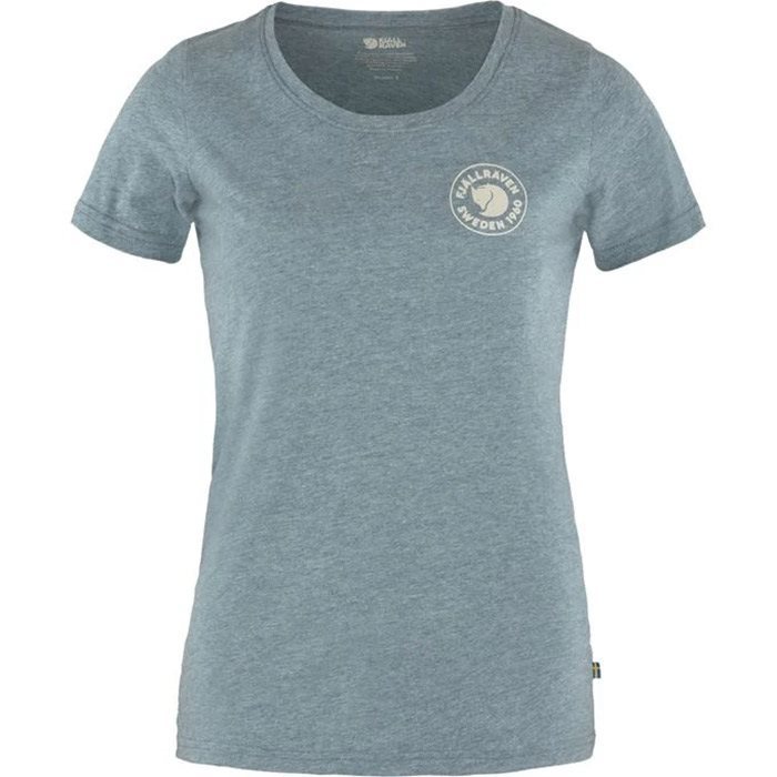 Fjällräven 1960 Logo  -shirt Woman-blå Blå Melange-   -shirts