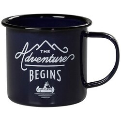 Gentlemen   Hardware Emaljekrus The Adventure Begins Blå
