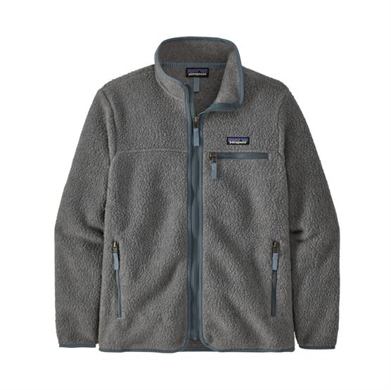 Patagonia Womens Retro Pile Jacket  Salt Grey   Light Plume Grey