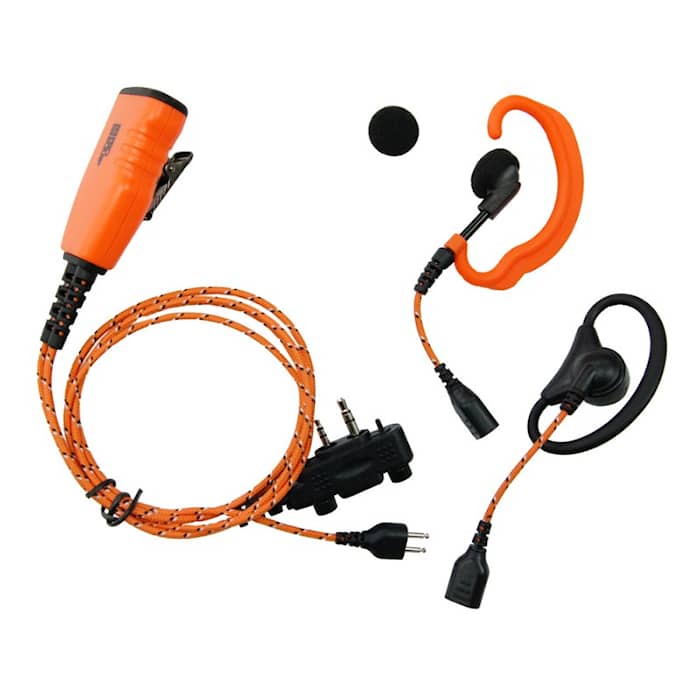 Proequip Pro-u610ls   Orange Stofkabel  - -  Med   ørebøjler Peltor