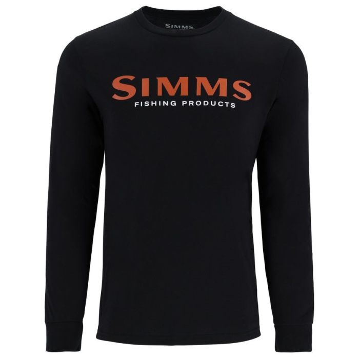 Simms Logo    -shirt Jet Black