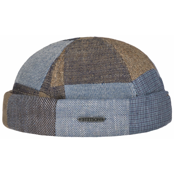 Stetson Docker Patchwork  Brown Blue-   Sixpence