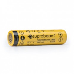 Suprabeam  -ion Celle 18650 3000 Mah 10       6v Usb Til Q3r 1100   Batteri