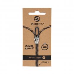 Zlideon Narrow Zipper   Silver Str    Lynlås