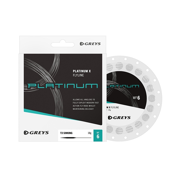 Greys Platinum   Flueline Til  -hånds  Interm T3 Sinking-     Flueline