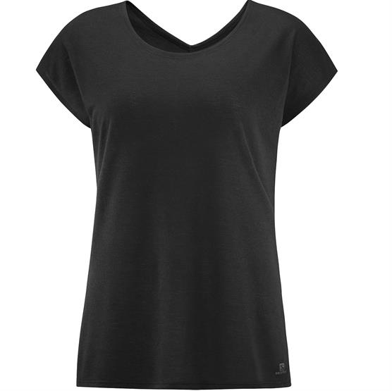 Salomon Comet Shaped T-shirt til kvinder - Sort Heather