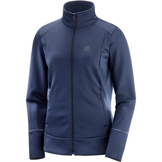 Salomon Discovery Fleece til kvinder - Blå tilbud