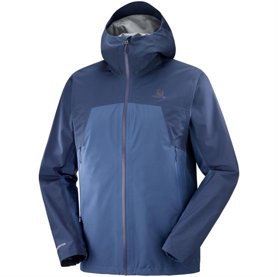 Salomon Outline Gtx 5l Jacket Mens Dark Denim Mood