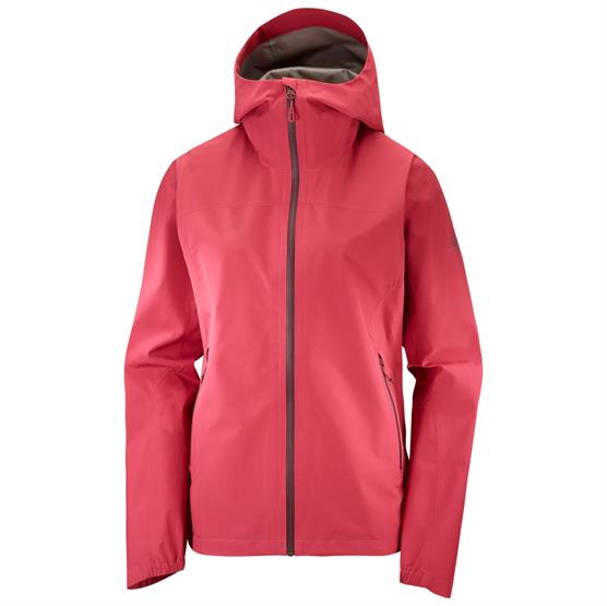 Salomon Outline Gtx   5l Jacket Womens  Earth Red