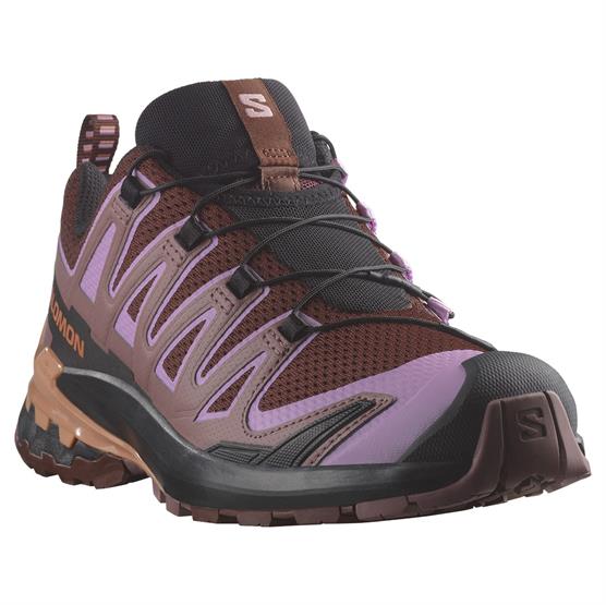 Salomon Pro 3D V9 Dame - Rum Rosin & Orchideer