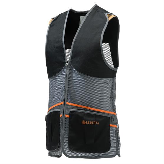 Beretta Full Mesh Vest Black Grey
