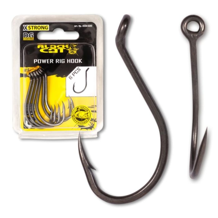 Black Cat Power Rig Hook   Coating