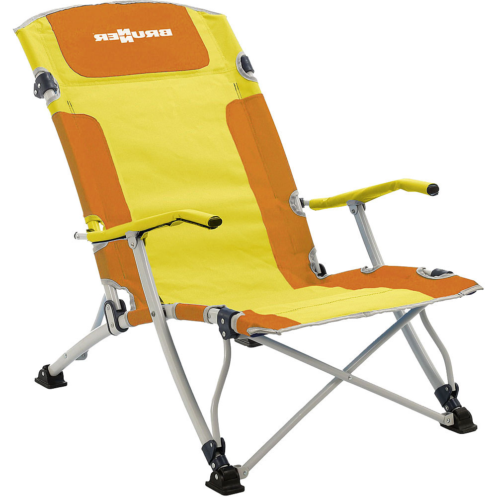 Brunner  Bula    Strandstol Gul Orange