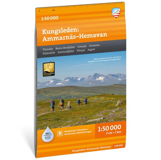 Calazo Kungsleden: Ammarnäs-hemavan  :50000