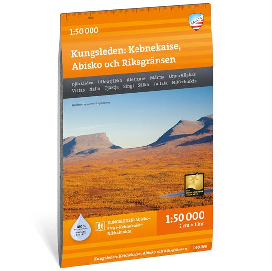 Calazo Kungsleden: Kebnekaise  Abisko   Riksgränsen  :50000