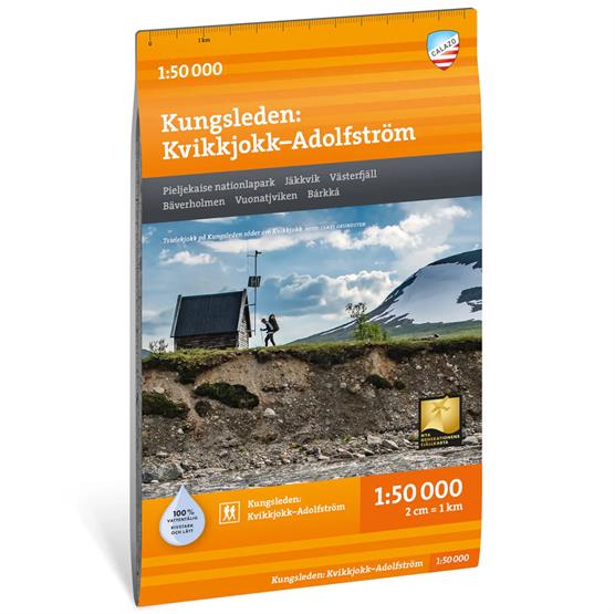 Calazo Kungsleden: Kvikkjokk-adolfström  :50000