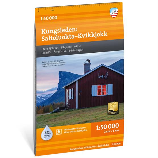 Calazo Kungsleden: Saltoluokta-kvikkjokk  :50000