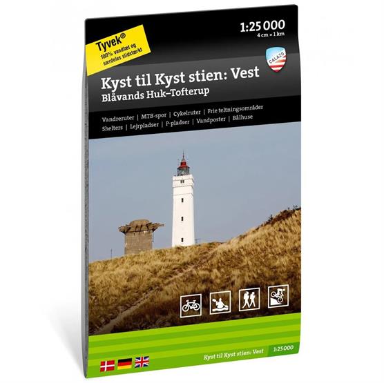 Calazo Kyst Til Kyst Vest Blåvands Huk-tofterup  :25000