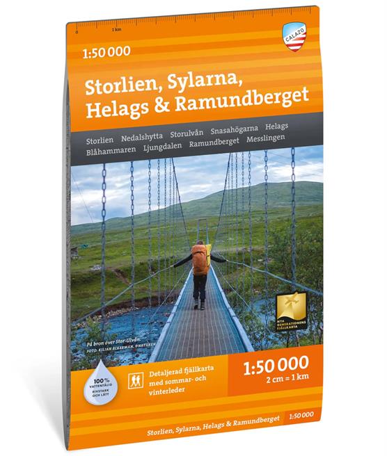 Calazo Storlien  Sylarna  Helags   Ramundberget  :50000