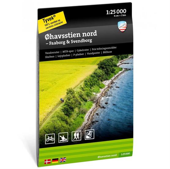 Calazo øhavsstien Nord Faaborg   Svendborg  :25000