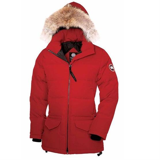 Canada Goose Solaris Parka til kvinder - Rød tilbud