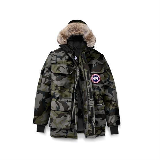 Canada Goose Mens Expedition Parka Print  Camo Coastal