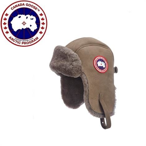 Canada Goose Suede Shearling Pilothat Brun