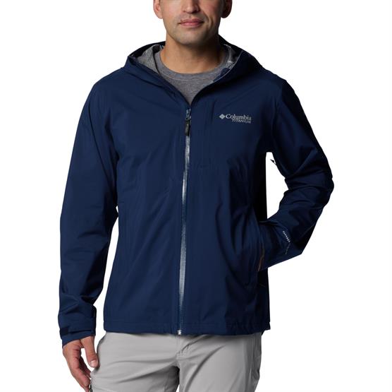 Columbia Ampli-dry   Shell Mens  Collegiate Navy