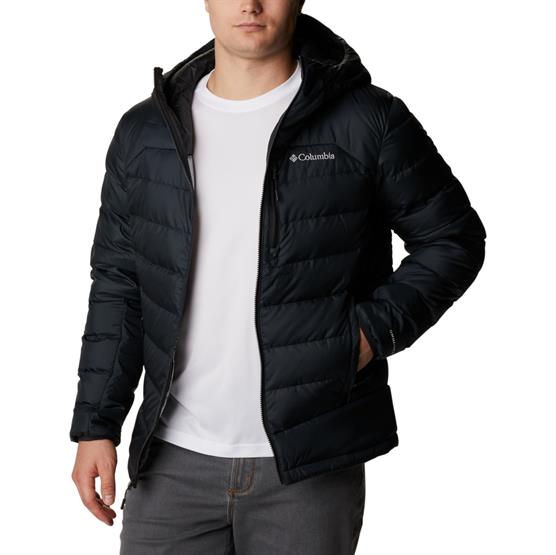 Columbia Autumn Park Down Hooded Jacket Mens  Black