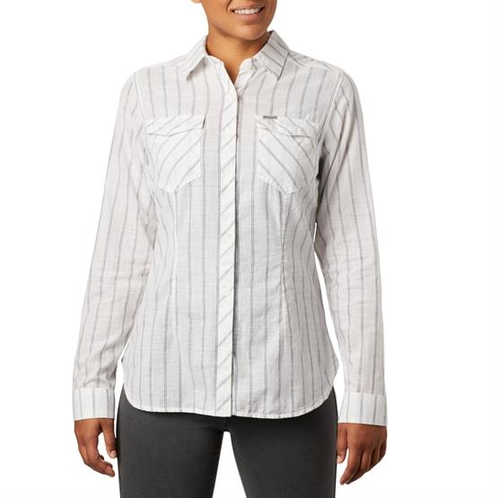 Columbia Camp Henry       Shirt Womens  White Stripe