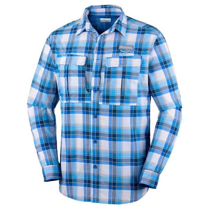 Columbia Cascades Explorer Plaid   Skjorte Blå Tern